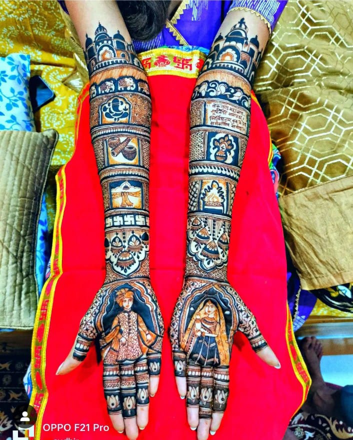 Arabic Mehndi Pattern